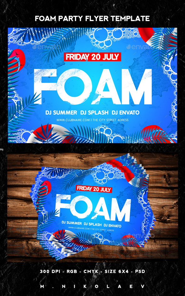 Foam Graphics Designs Templates From GraphicRiver