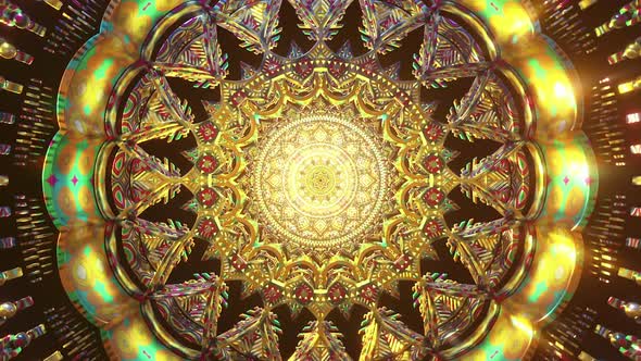 Audiovisual Futuristic Abstract Mandala 3 D Art Of Trippy Psychedelic Trance Third Eye Abstract 