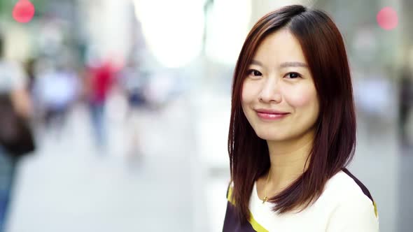 Lifestyle Portrait of Young Attractive Asian Woman alt
