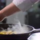 Chef Flambeing Food in Frying Pan - VideoHive Item for Sale