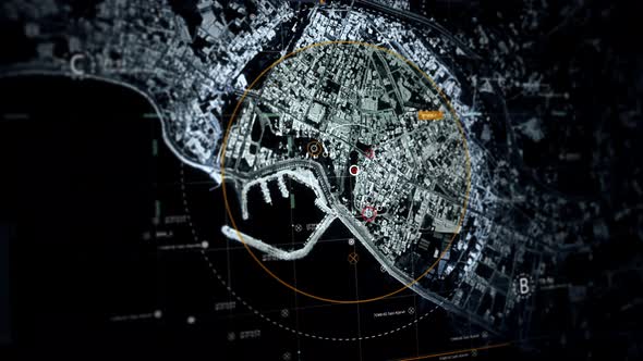 Satellite Network Spying Surveillance Control System Tracks Port Location alt