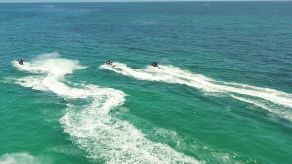 Aerial Video Group Jet Ski Tour Miami