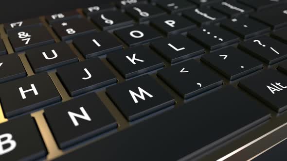 Keyboard and Jack-in-the-box Triple Exclamation Mark in the Key