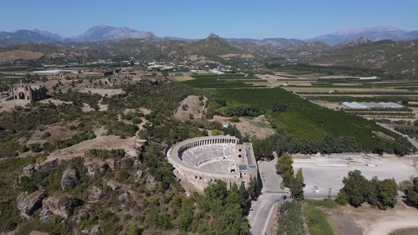 Aspendos Ancient Theater is a Magnificent Building