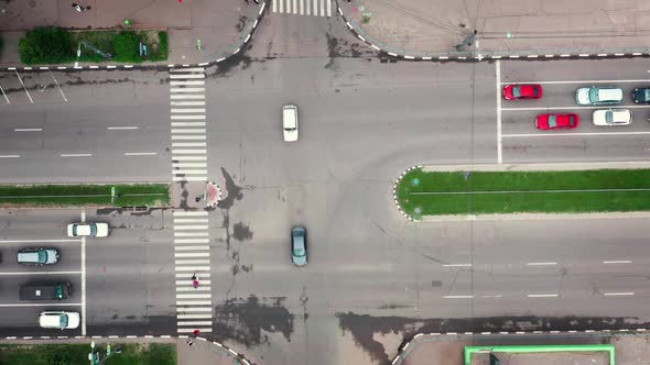 Cars Pass the Intersection of