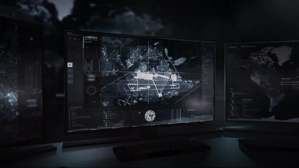 International security surveillance system has located the target army base alt