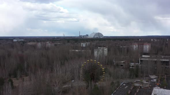 Pripyat town, Chernobyl Nuclear Power Plant Zone of Alienation.