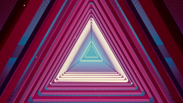 Flying Tunnel Triangle Light Retro 01 HD alt