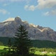 Clouds rolling above mountain landscape, Alta Badia, Italy - VideoHive Item for Sale