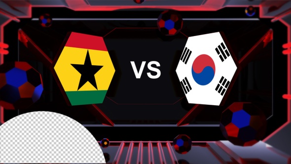 Ghana Vs South Korea Football World Cup Qatar 2022 Vs Card Transition