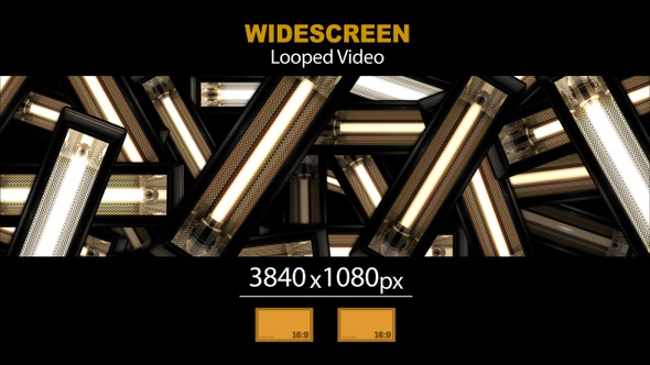 Widescreen Fluorescent Neon Lightbulb 05