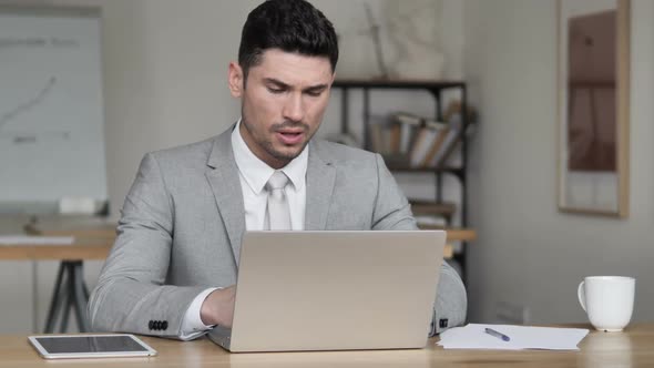 Frustrated Businessman Upset By Loss