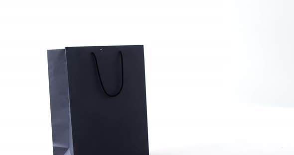 Shopping bag on white background