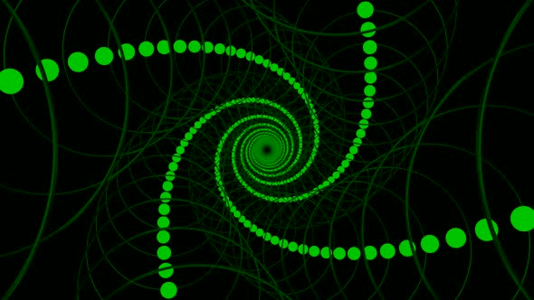 Hypnotic Spiral with Chain of Twisting Chain