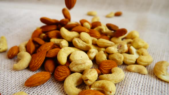 Almonds Nuts and Cashews Nuts