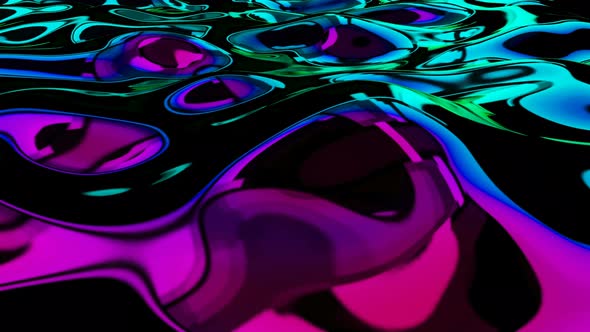 Color Wave Abstract Liquid Splash