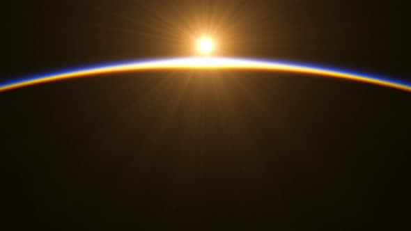  Amazing Sunrise Over The Earth. View Of Planet Earth From Space alt