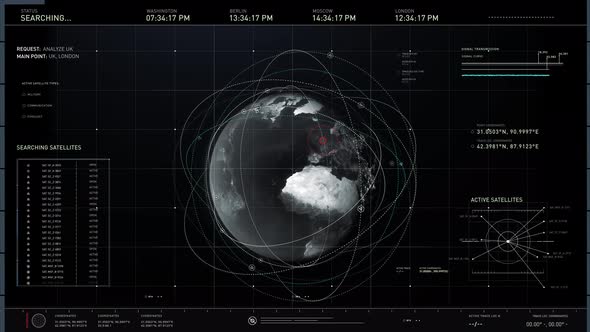 Inspecting the data recovered during a recent satellite analysis of the UK. UI alt