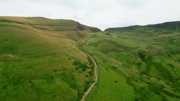 The Green Hills of Peak District National Park  Travel Photography