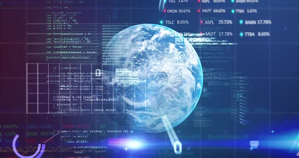 Animation of global business 4k alt