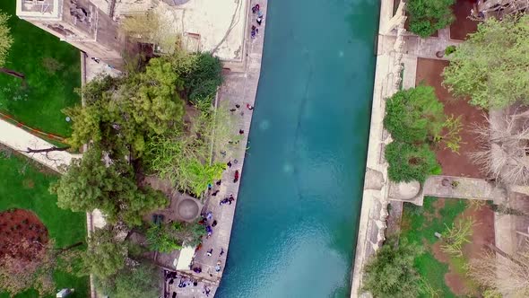 Aerial Drone Historical City