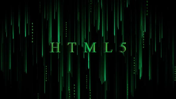 Digital Cyber Background Html 5