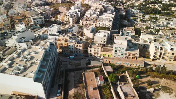 Aerial View of Mellieha Malta