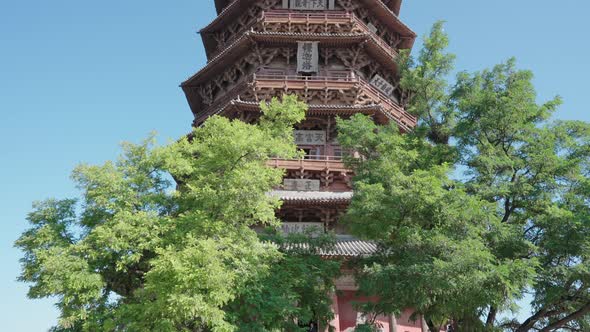 Pagoda of Fogong Temple, China