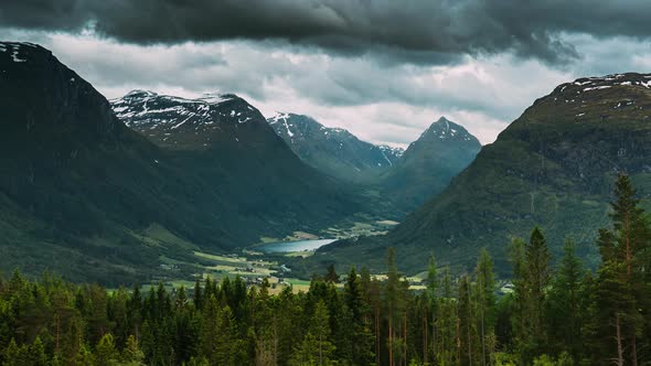 Byrkjelo Village Sogn Og Fjordane County Norway