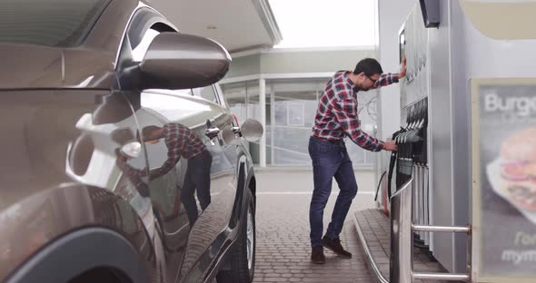 Petrol Station Auto Fueling Concept