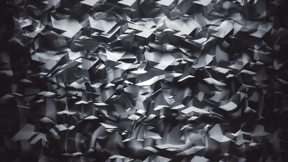 Dark Glossy Abstract Geometric Background