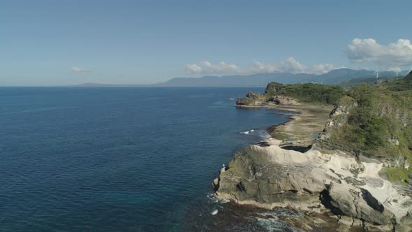 Kapurpurawan Rock Formation in Ilocos Norte Philippines