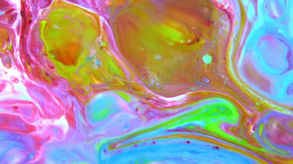 Color Explosion Abstract Art Painting  alt