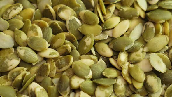 Pumpkin Seed Background. Closeup. Nobody