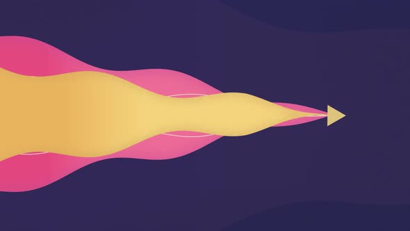 Abstract Arrowhead Wave warp Background