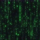 Green Digital Binary Code Processing on Screen Background Loop - VideoHive Item for Sale