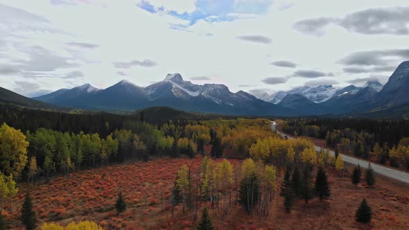 Kananaskis Provincial Park with Lake