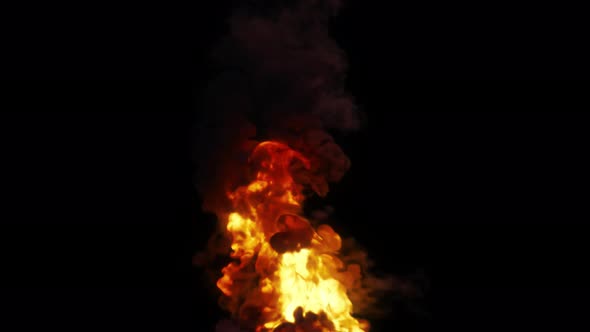 Fire and explosion VFX