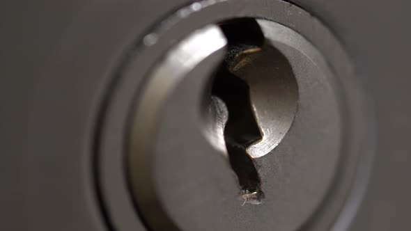 Macro Detail of a Keyhole