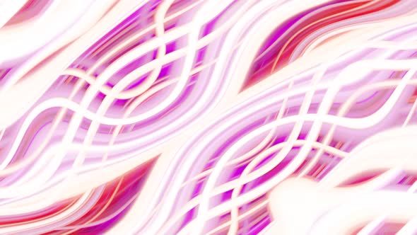 Abstract Smooth Line Wave Background Animation