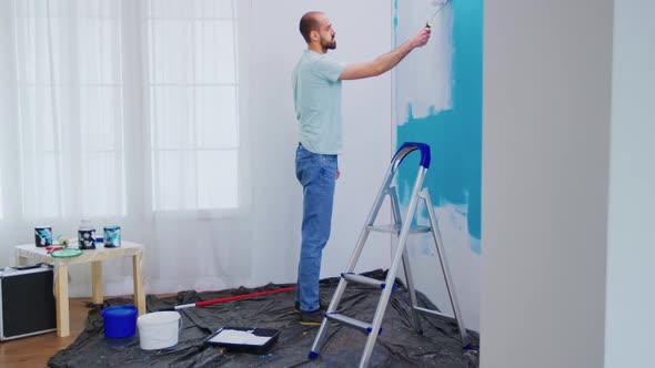 Handyman Painting Wall
