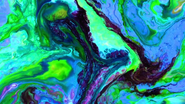Abstract Colorful Sacral Liquid Waves Texture 318 alt