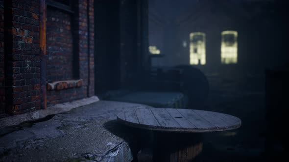 Ruins of a Very Heavily Polluted Industrial Factory alt