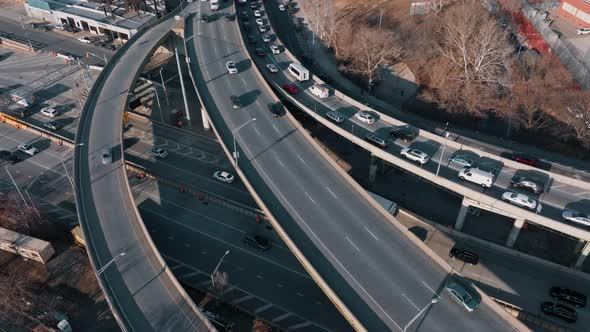 Vehicular Intersection Traffic at Peak Hour with Cars on the Road