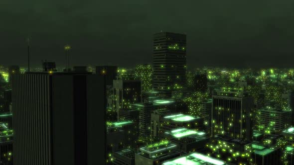 3D City Night Lights On V4