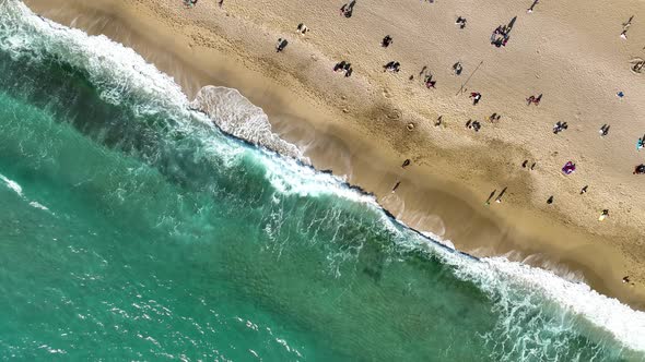 Texture of the sea and a beautiful day color