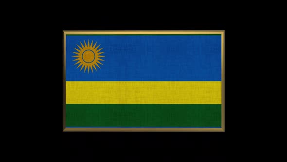 Rwanda 3D Flag