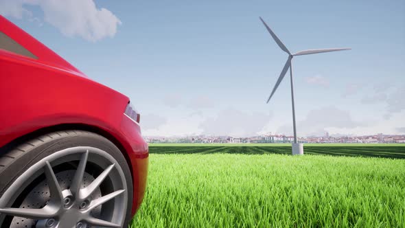 Car Wind Generator Sustainable Clean Green Renewable Energy Wind Turbine Alternative Power