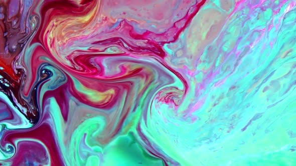 Abstract Colorful Sacral Liquid Waves Texture 506 alt