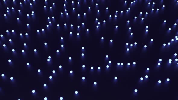 Glowing Spheres Background.Video 1920x1080p